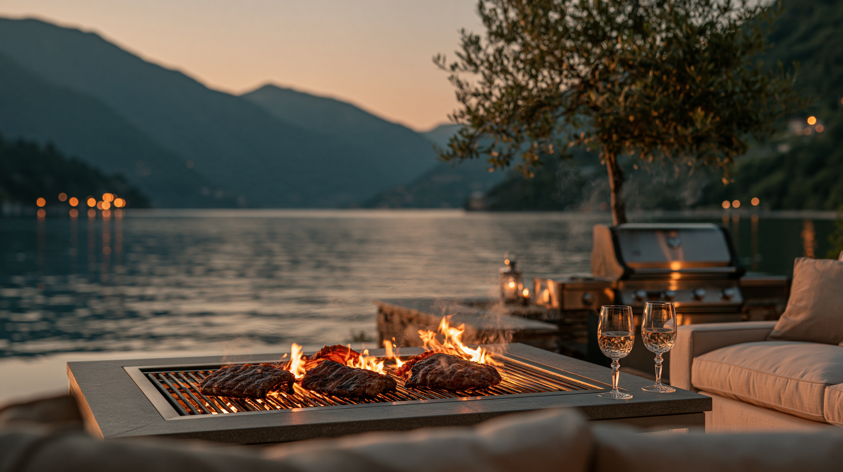 R&B Food grill i vatra