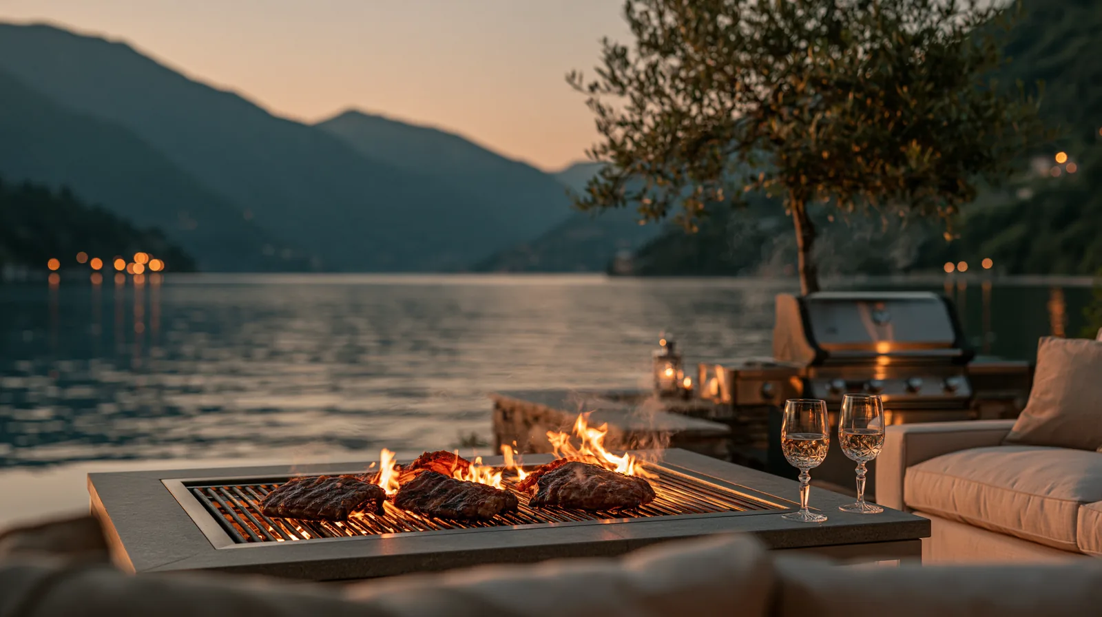 R&B Food grill i vatra